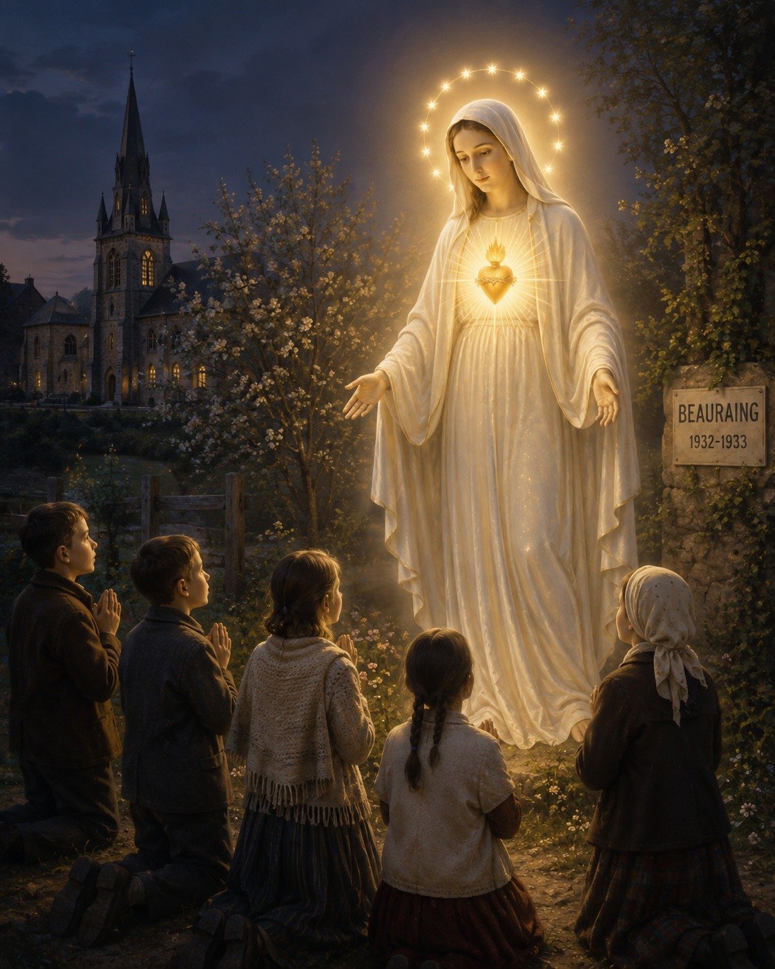 Our Lady of Beauraing (Virgin of the Golden Heart)