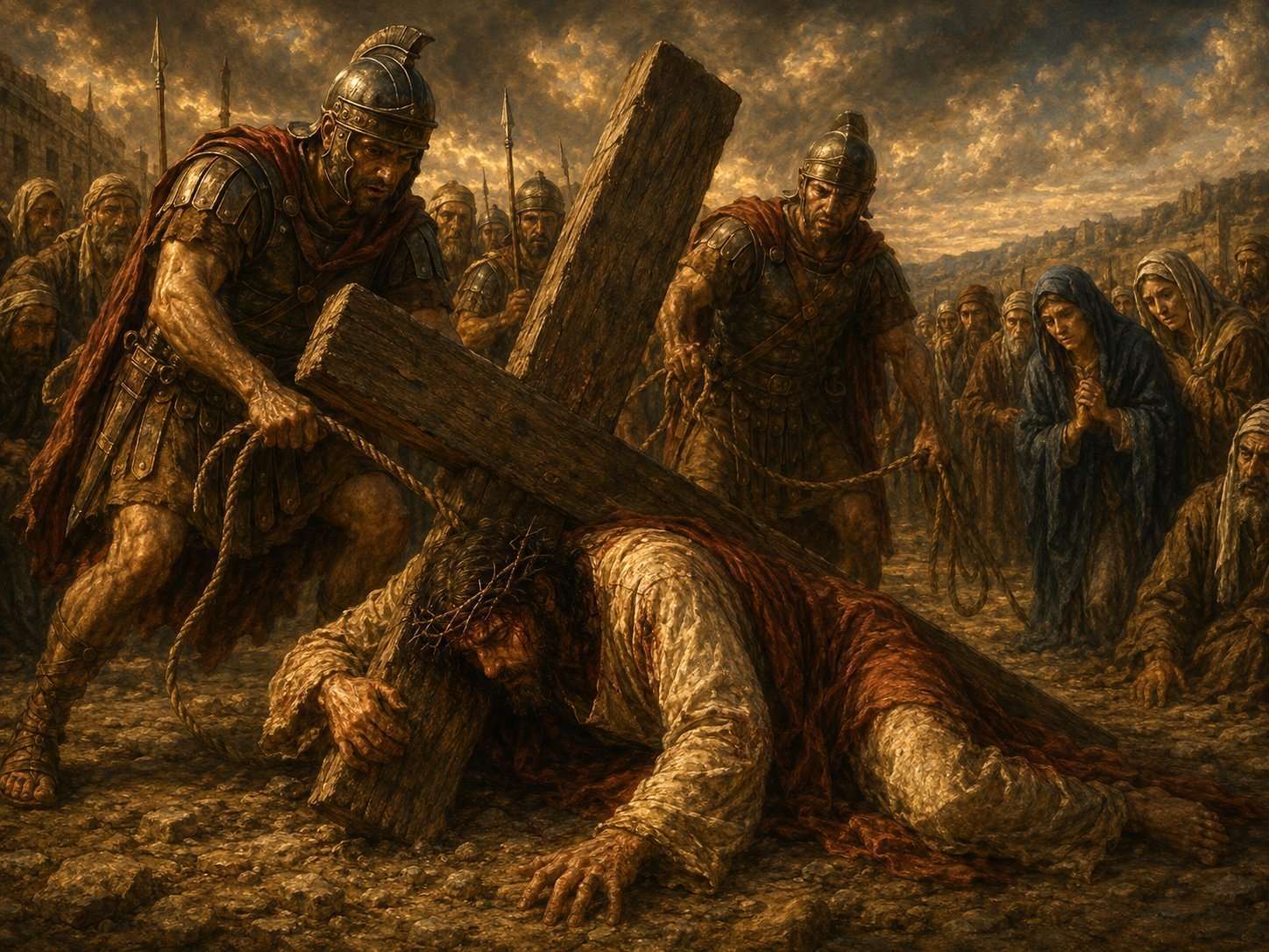 Jesus Falls the First Time