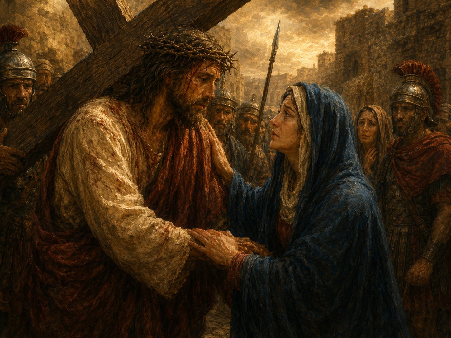 Jesus Meets His Blessed Mother
