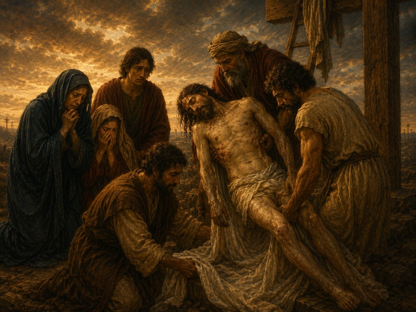 Jesus Is Taken Down from the Cross